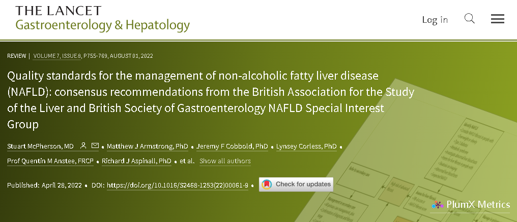 FibroScan瞬時(shí)彈性成像技術(shù)獲得英國(guó)BASL-BSG關(guān)于NAFLD管理質(zhì)量標(biāo)準(zhǔn)最新共識(shí)的推薦！